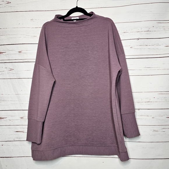 Plus Ribbed Tribal Design Top main image 0